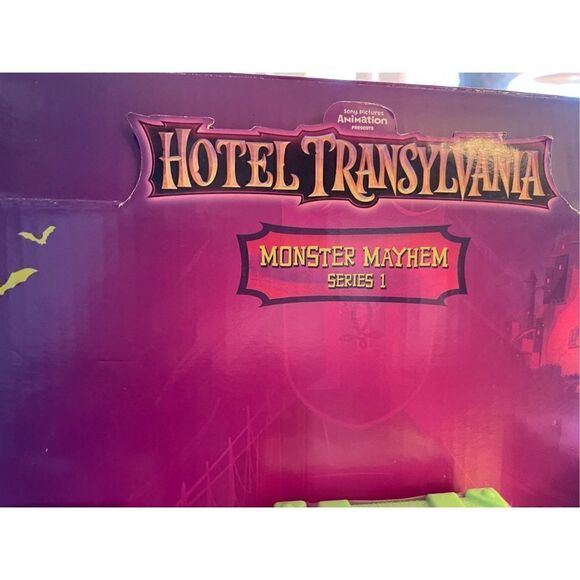 Lot Of 6 Hotel Transylvania Monster Mayhem Chest Green Purple Series 1 F… - Picture 4 of 10
